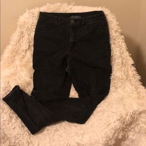 Black Washed Skinny Jeans